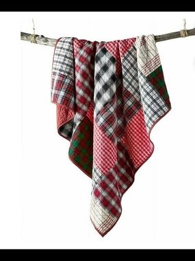 Martha Stewart Parchwork Quilted Throw